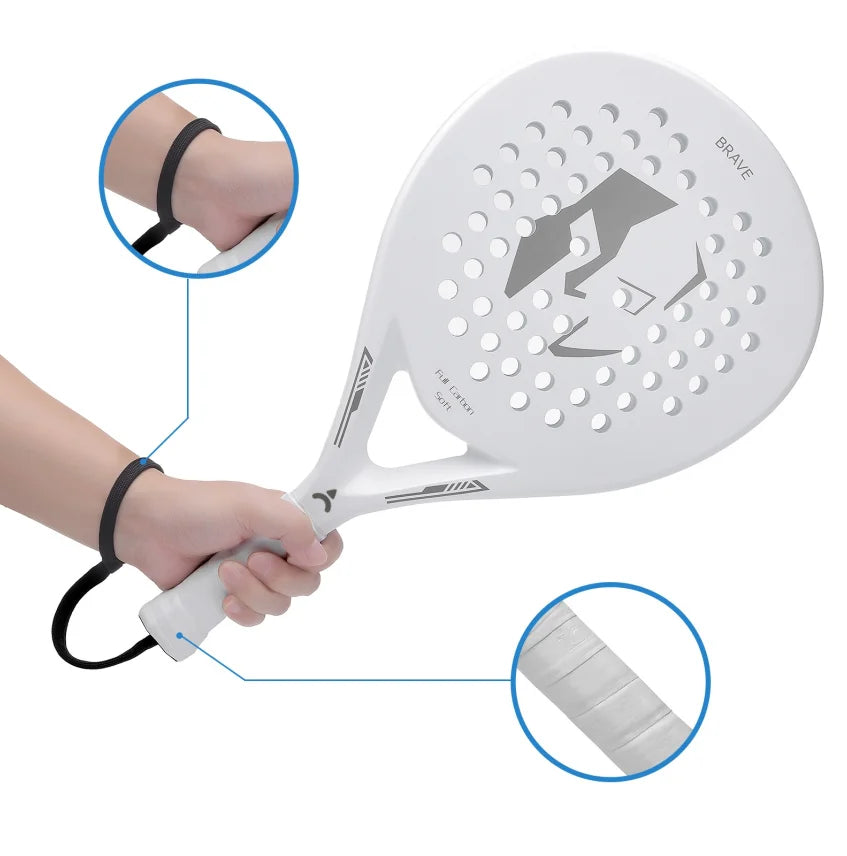 Pro Carbon Fiber Padel Racket