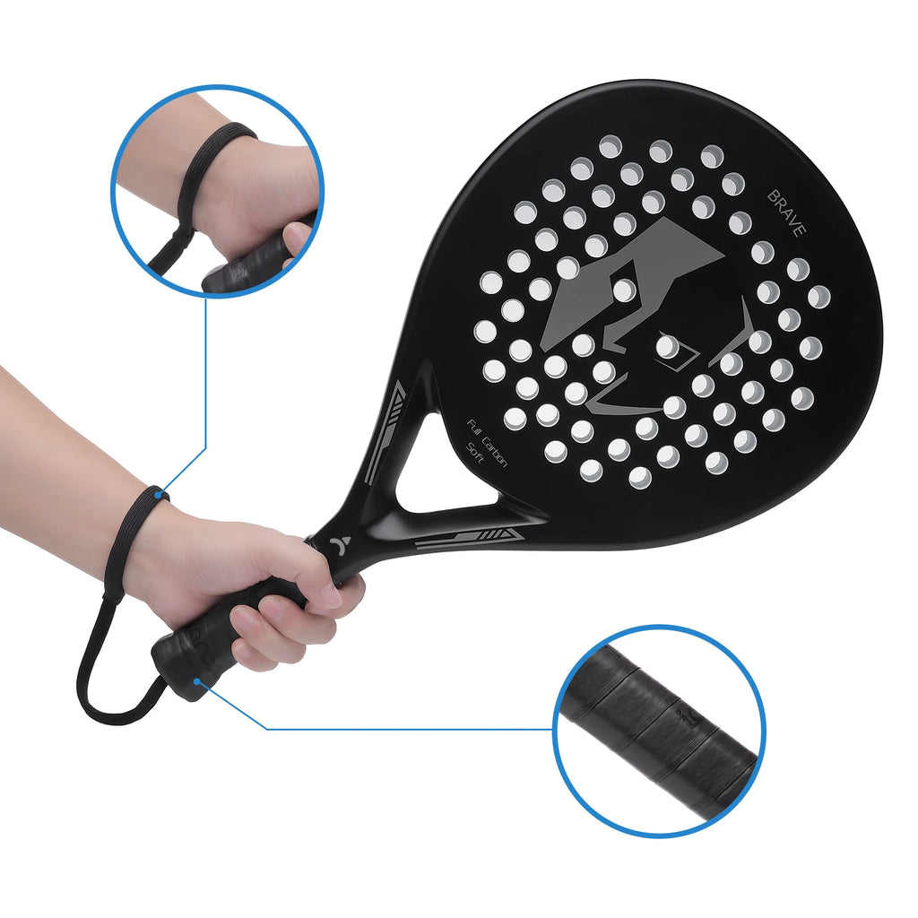Pro Carbon Fiber Padel Racket