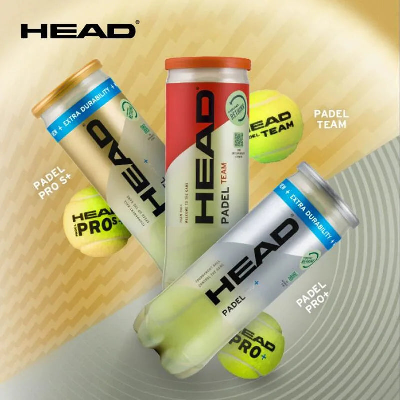 HEAD Padel Balls — Pack of 3