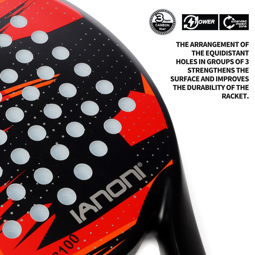 Carbon Fiber Padel Racket — EVA Core